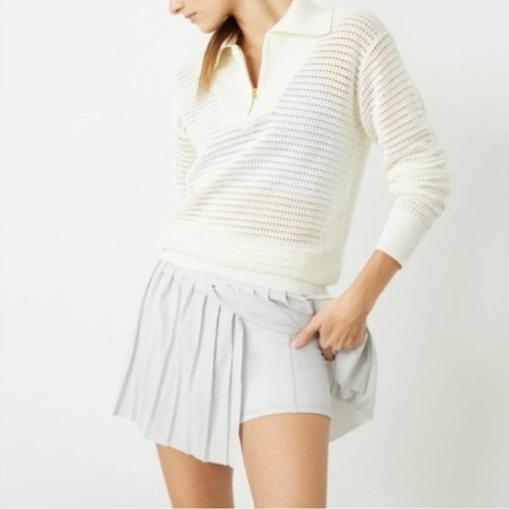 Varley Melody White Pleated Skort Tennis Skirt Size XS - Picture 5 of 13